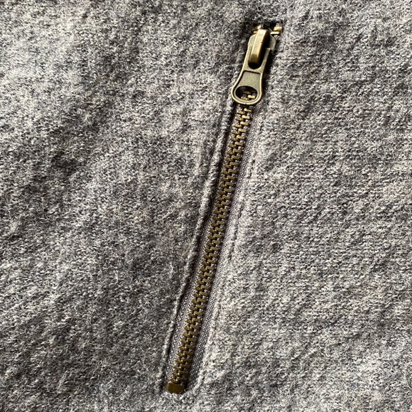 AXCESS by Liz Claiborne Boiled Wool Boxy Cropped 1/2 Sleeve Cardi/Jacket/Shrug - Picture 6 of 8